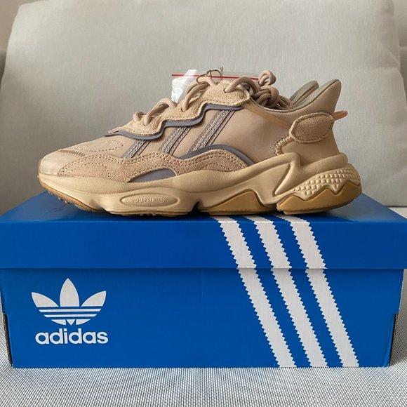 Adidas Originals Ozweego Sneakers Beige US 5.5 - Picture 1 of 9